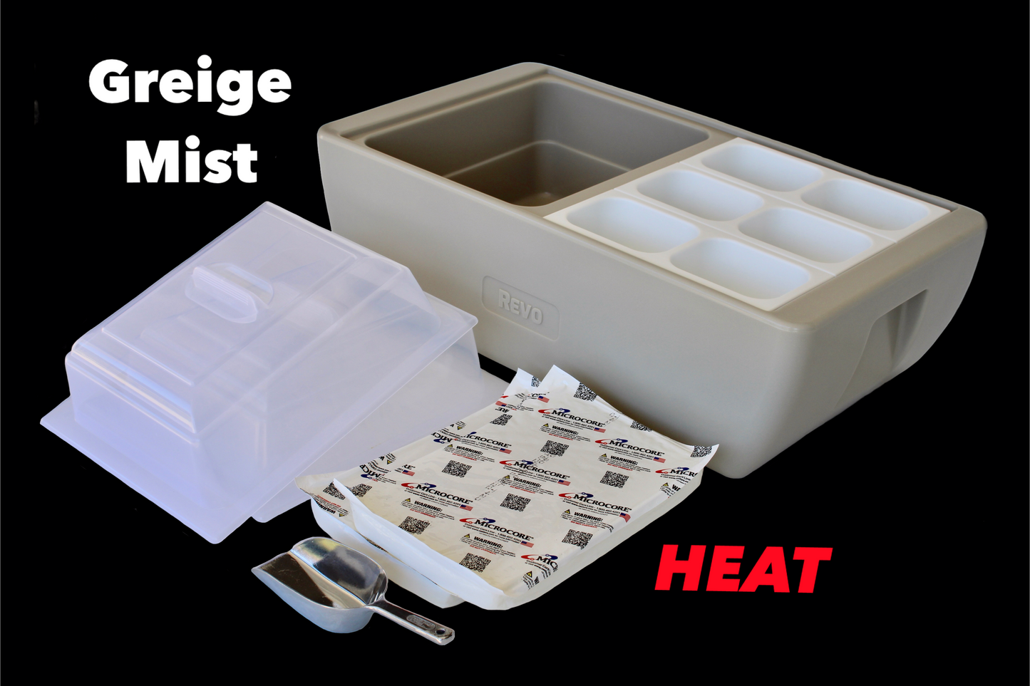 Dubler HEAT Flameless Chafer™ | Greige Mist