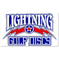 Lightning Golf Discs Logo Sticker