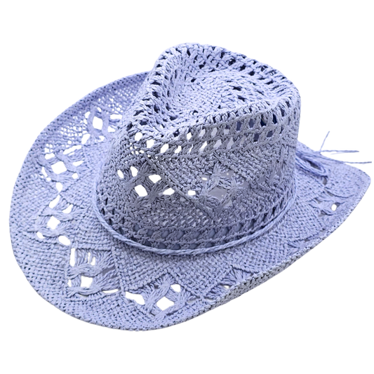 Cowgirl Straw Hat – Lightweight Western Style in 6 Colors