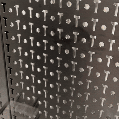 34" x 32" Pegboard | 13 Attachments