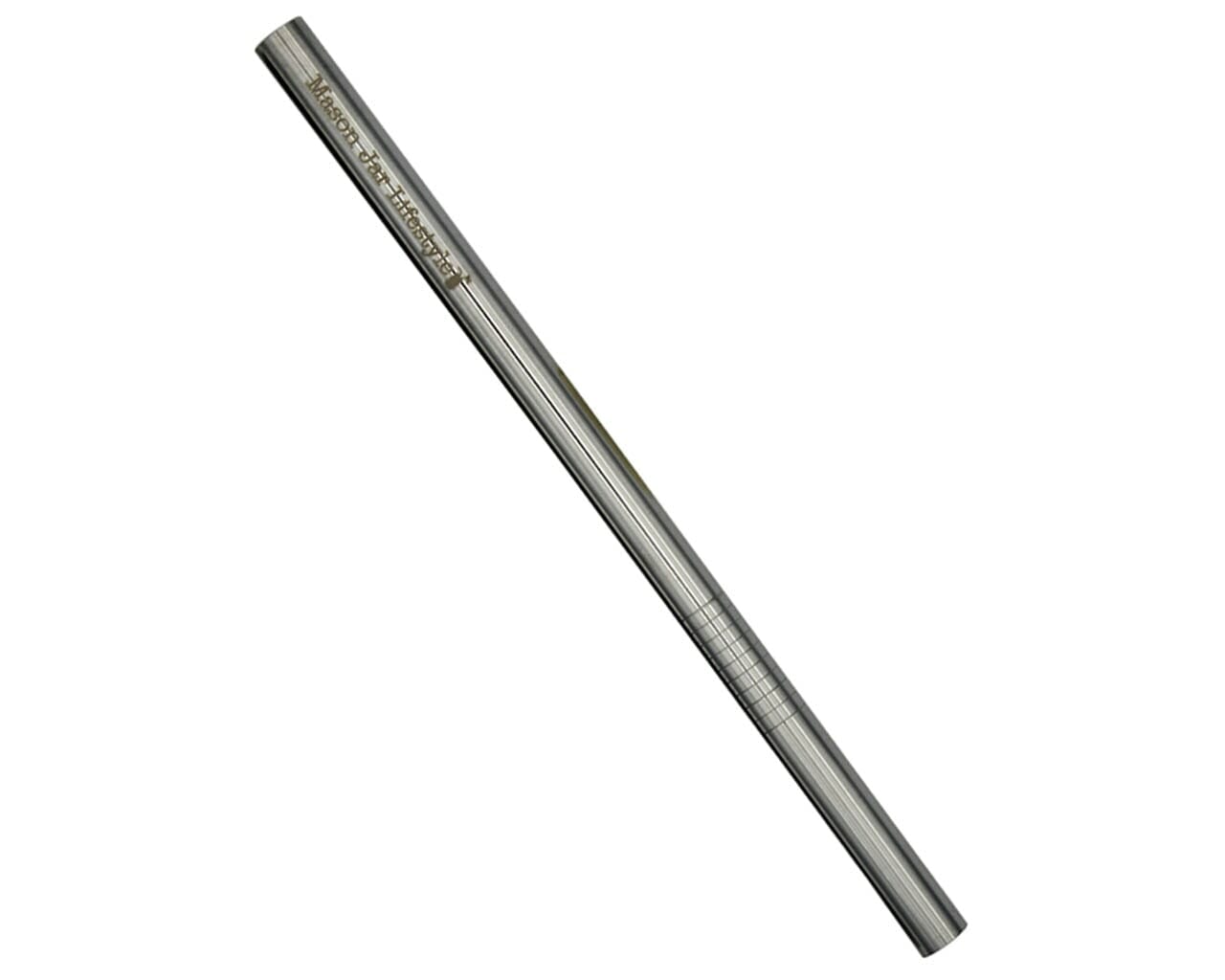 Medium 7 1/4" Stainless Steel Boba Straws for Pint Mason Jars