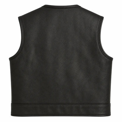 Legendary Lowlife NCP Black Leather Club Vest