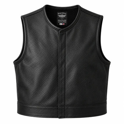 Legendary LowLife NOP Perforated Leather Club Vest
