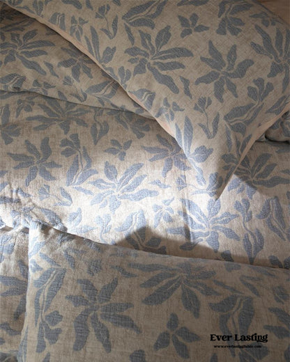 Lucien Silky Vintage Jacquard Bedding Set / Brown