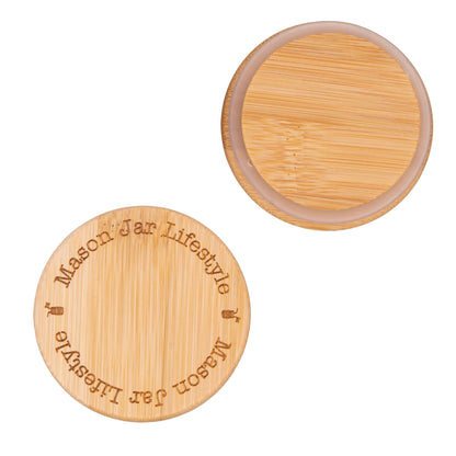 Bamboo Storage Stopper Lids for Mason Jars
