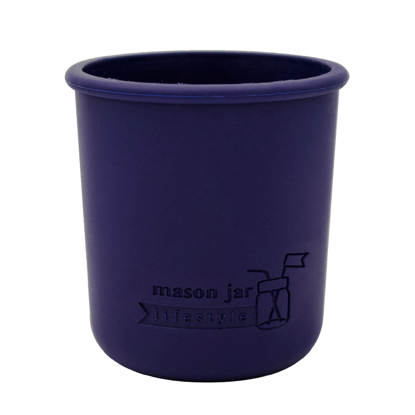 Silicone Sleeve for Regular Mouth Half Pint 8oz Mason Jars
