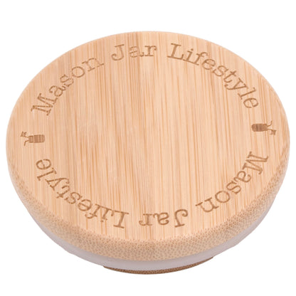 Bamboo Storage Stopper Lids for Mason Jars