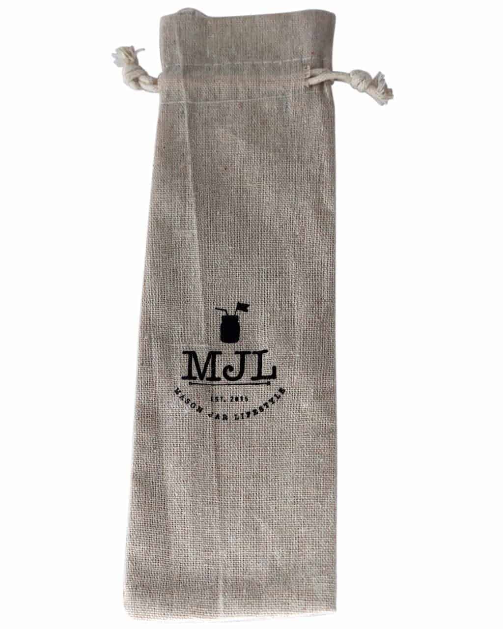 Short 5 3/4" Safer Rounded End Stainless Steel Straw for Half Pint Mason Jars