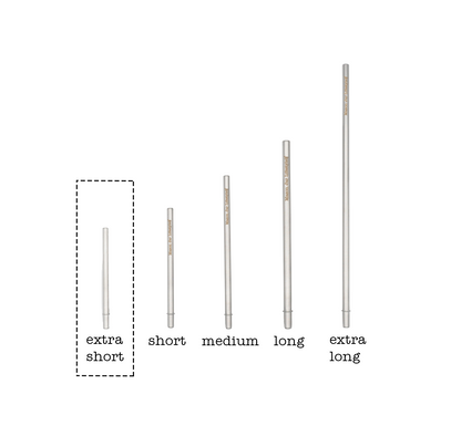 Extra Short 5" Safer Stainless Steel Straws for 12oz Thermos Funtainer, Small Glasses 4 Pack + Cleaning Brush