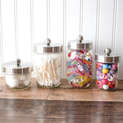 Apothecary Stainless Steel Lid for Mason Jars