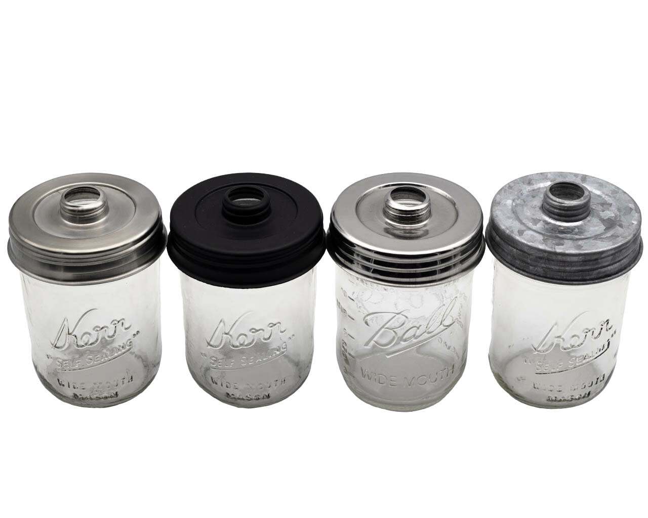 Threaded Lid Adapter for Mason Jars
