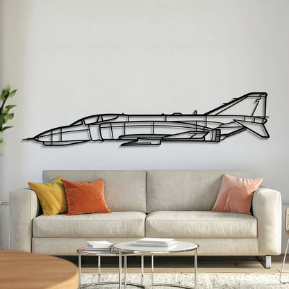 F-4 Phantom Metal Aircraft Wall Art - NCP0068