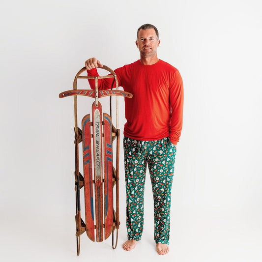Christmas Blessings Men’s Pajama Set: 2024 Edition (Red): Final Stock