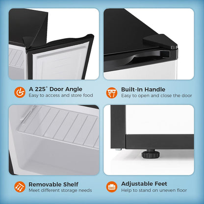 2.6\3.2 cu. ft Mini Fridge with Freezer