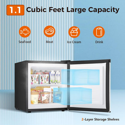 2.6\3.2 cu. ft Mini Fridge with Freezer