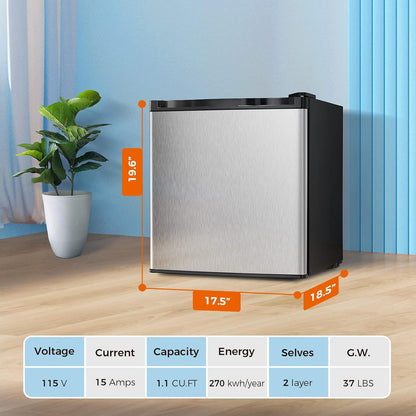 2.6\3.2 cu. ft Mini Fridge with Freezer