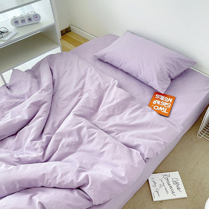 Mixed Color Bedding Set / Pastel Pink + Black
