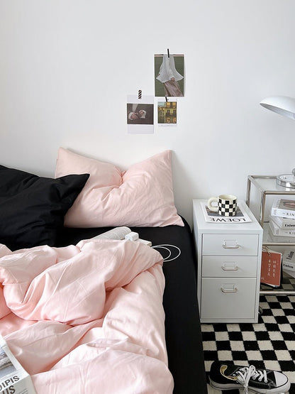 Mixed Color Bedding Set / Barbie Pink + Pastel Pink