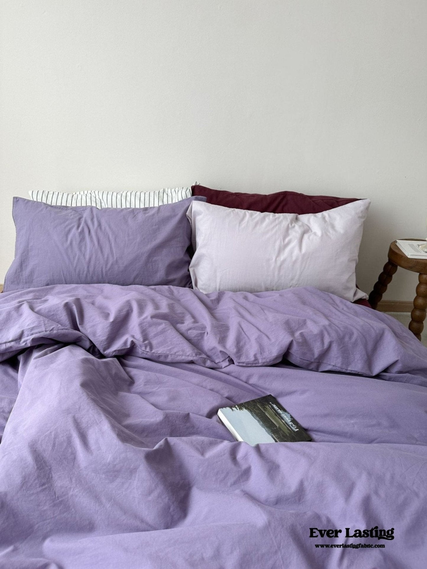 Mixed Color Berry Crush Washed Cotton Bedding Set