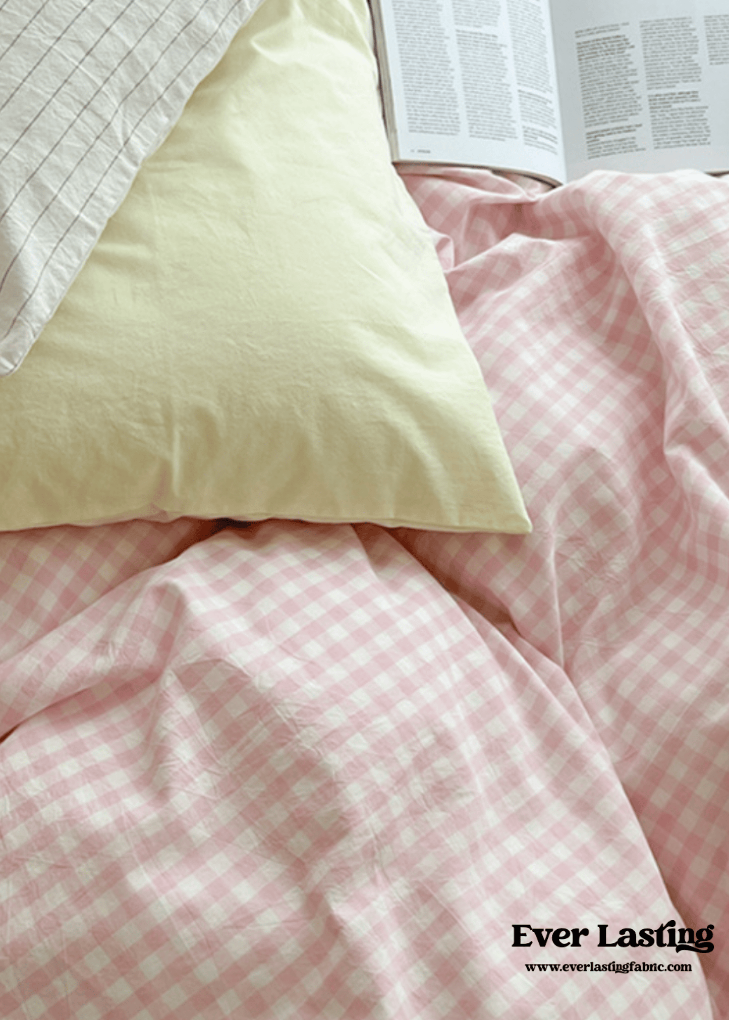 Mixed Gingham Duvet Cover (4 Colors)