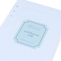 A5 Refills for Meal Planning, To-Do Lists & Notes