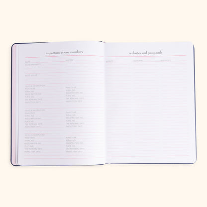 Mom Agenda Desktop 12-Month Planner 2026