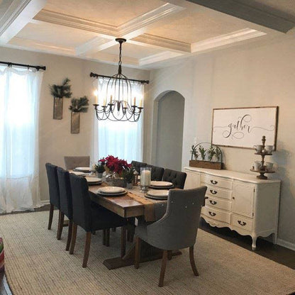 Trestle Farmhouse Dining Table