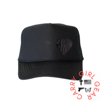 MY HEART BELONGS TO JESUS Trucker**Blackout Edition