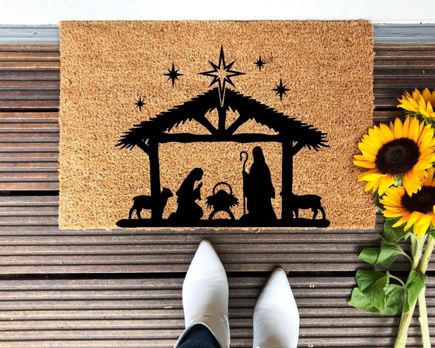 Nativity Doormat