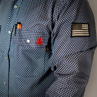 FR Pearl Snap Work Shirt - Honor Navy