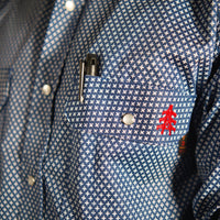 FR Pearl Snap Work Shirt - Honor Navy