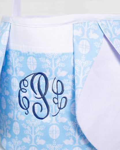 Easter Basket in Blue Bunny- FINAL SALE