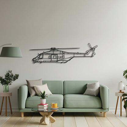 NH90 TTH Metal Aircraft Wall Art - NCP0235