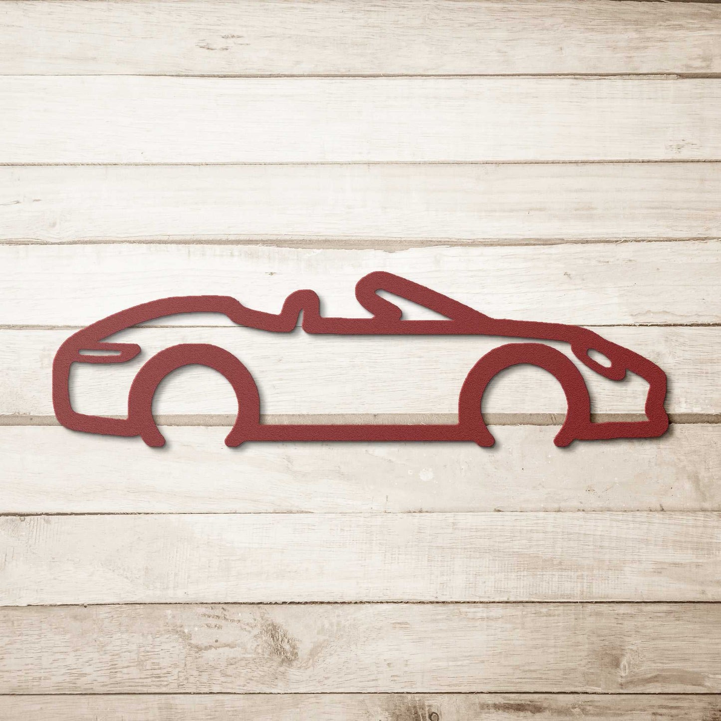 Automotive metal wall art convertible silhouette Automotive Gift