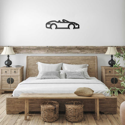 Automotive metal wall art convertible silhouette Automotive Gift