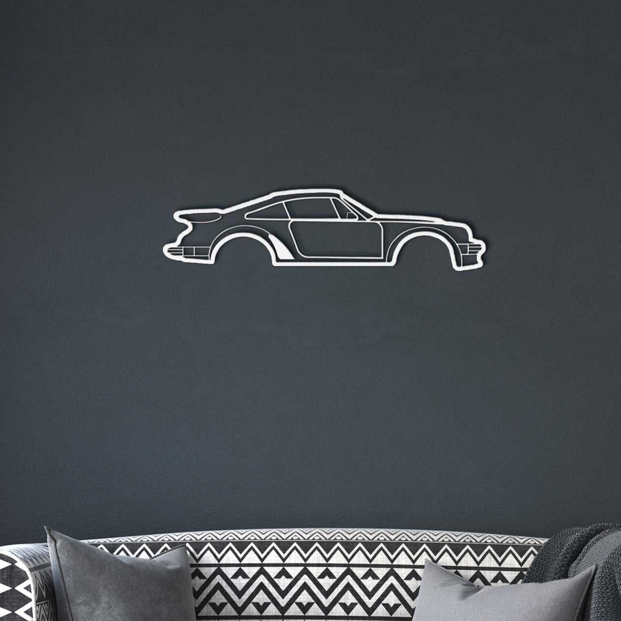 Metal Wall Art Nine Thirty Silhouette