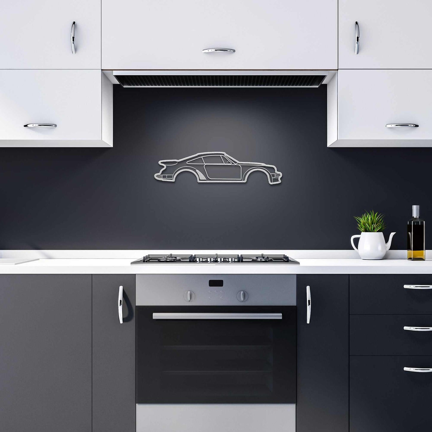 Metal Wall Art Nine Thirty Silhouette