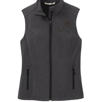 Wranglin' Daisies Brand Soft Shell Vest
