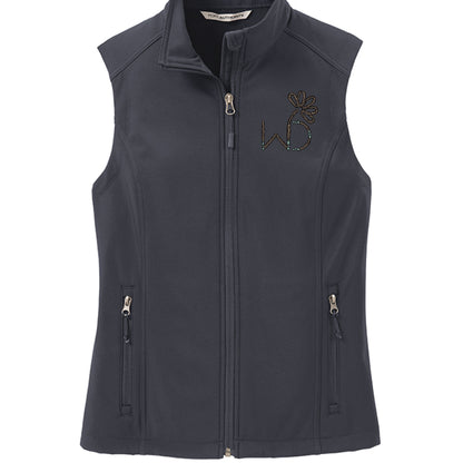 Wranglin' Daisies Brand Soft Shell Vest