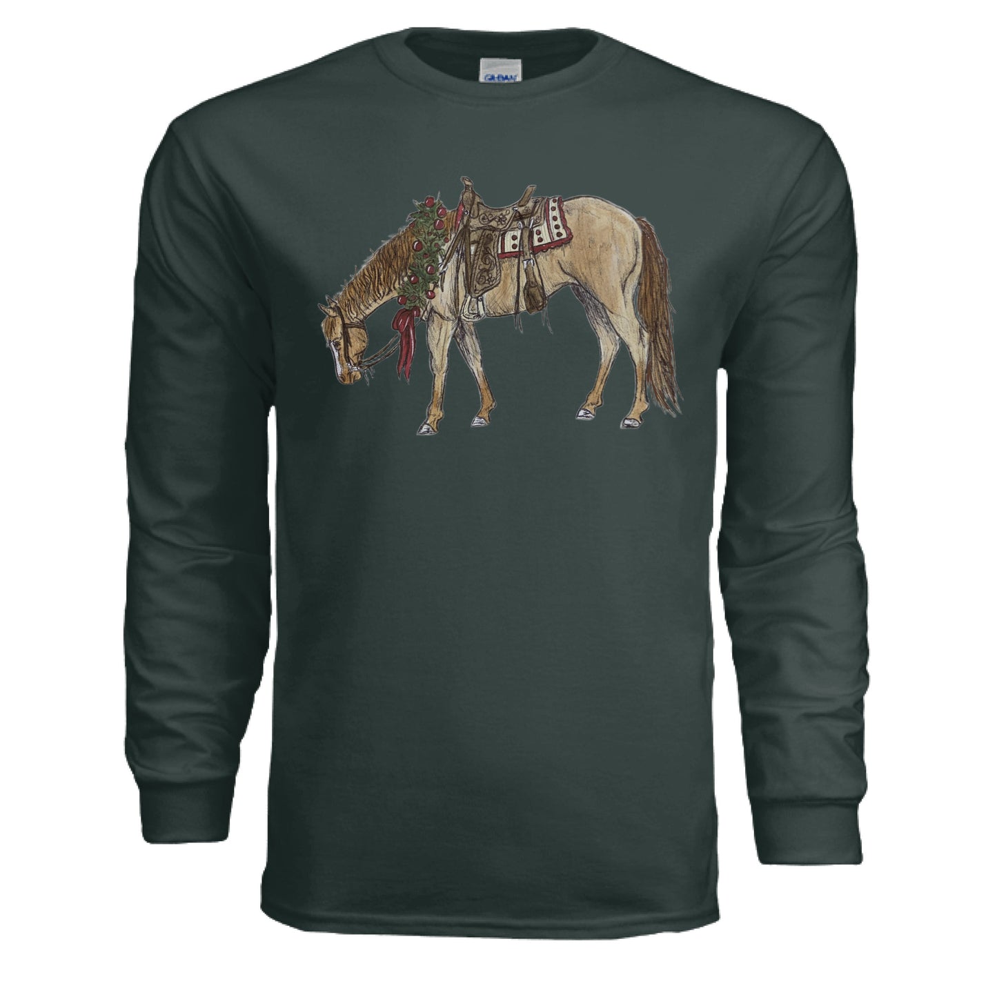Holiday Pony LS tee