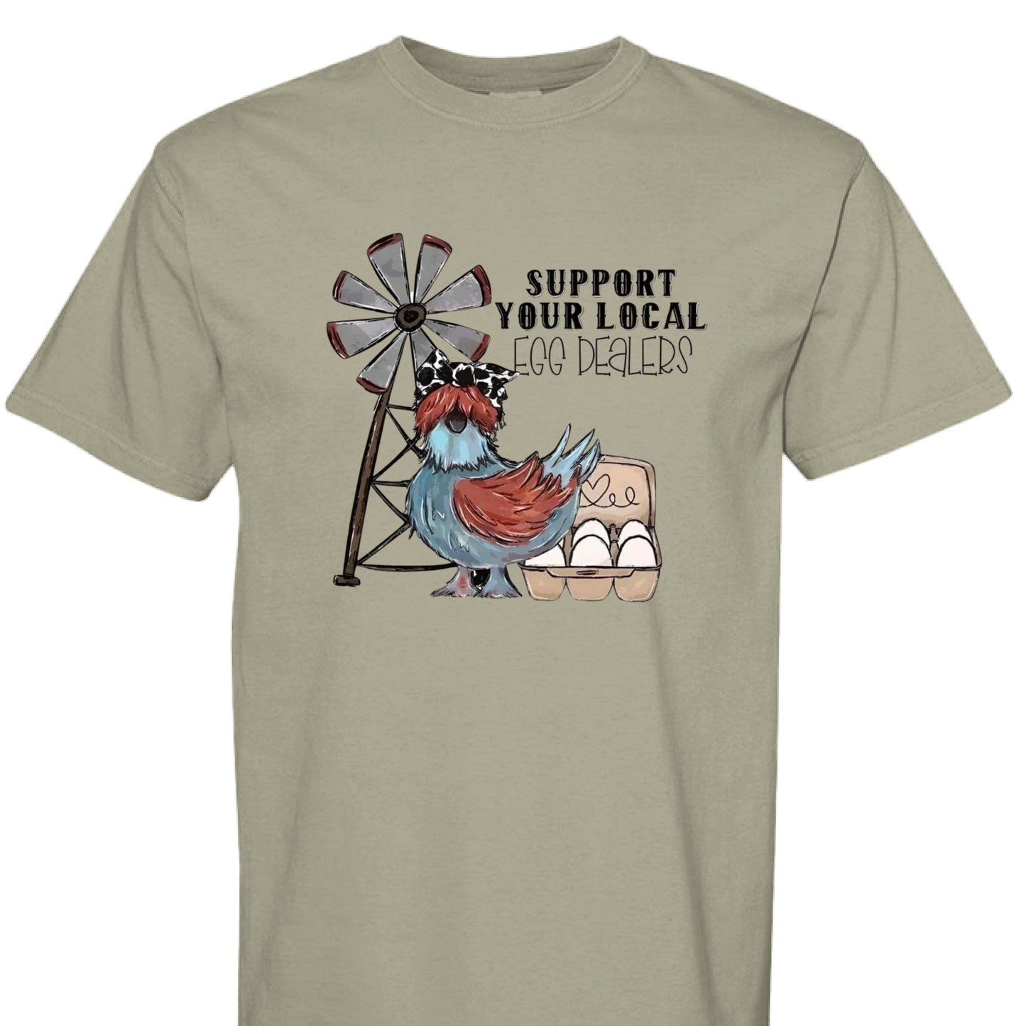 Support Your Local Egg Dealer CC Tee