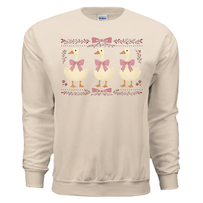 Pink Goose crewneck
