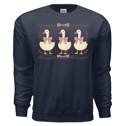 Pink Goose crewneck