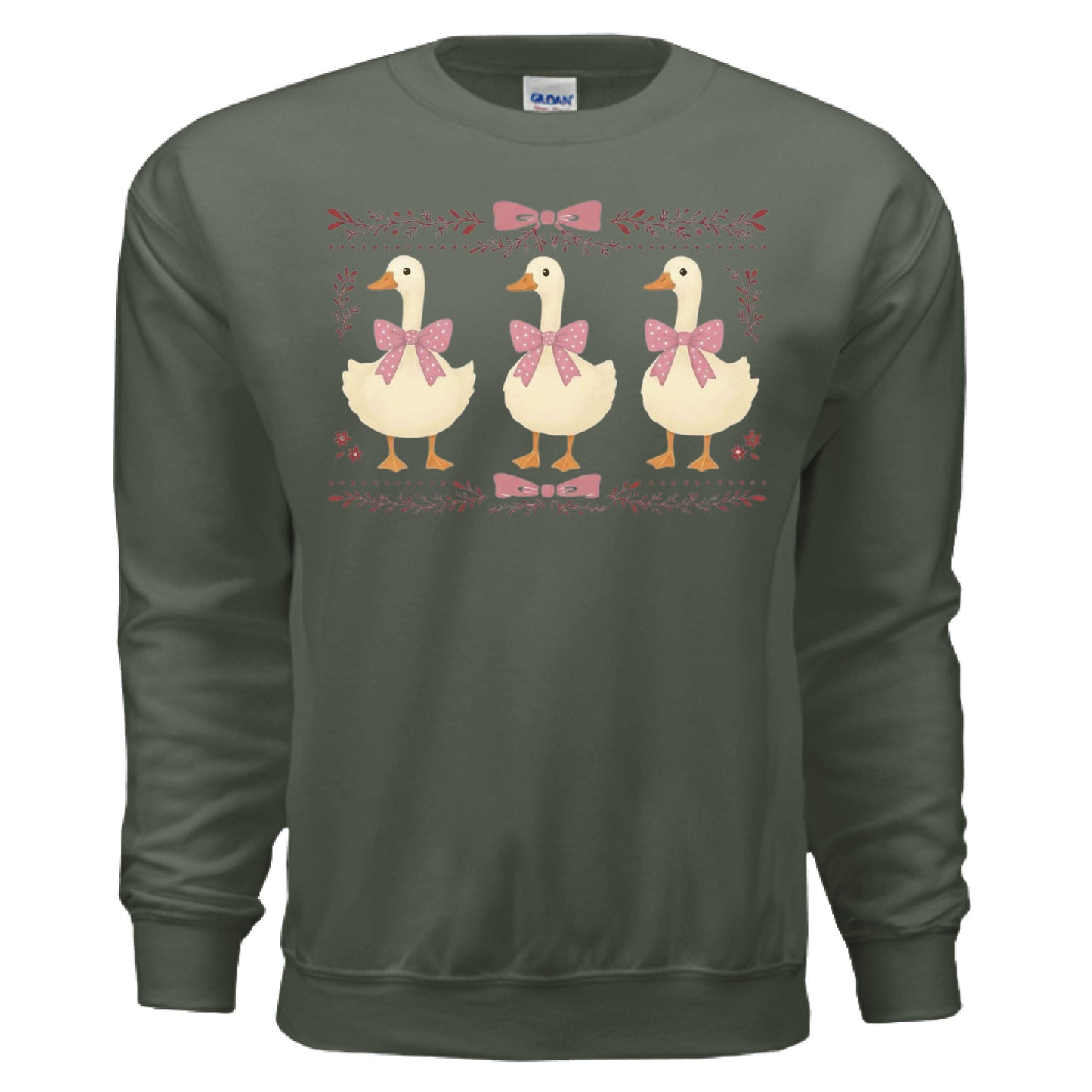 Pink Goose crewneck