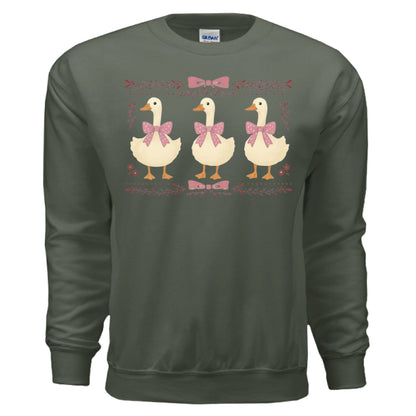 Pink Goose crewneck