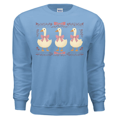Pink Goose crewneck