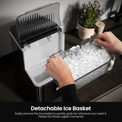 Nugget Sonic Ice Maker Stainless Steel Z5825NB