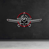 Metal Sign Aviation Multicolor Metal Sign Prop Plane