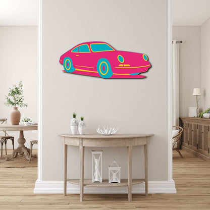 Sports Car Metal Art