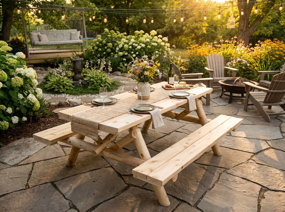 Outdoor Farmhouse Dining Table